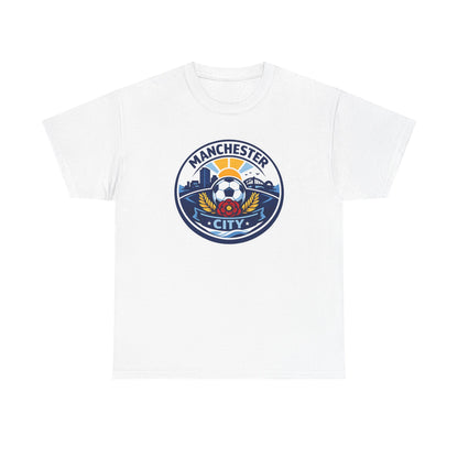 Manchester City Unofficial Soccer Logo T-Shirt — Football Fan Tee