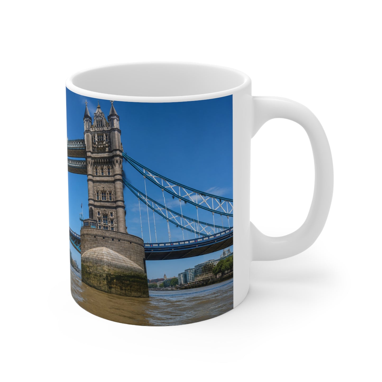 London Tower Bridge Photo Ceramic Coffee Mug — 11oz & 15oz