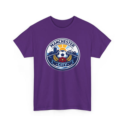 Manchester City Unofficial Soccer Logo T-Shirt — Football Fan Tee