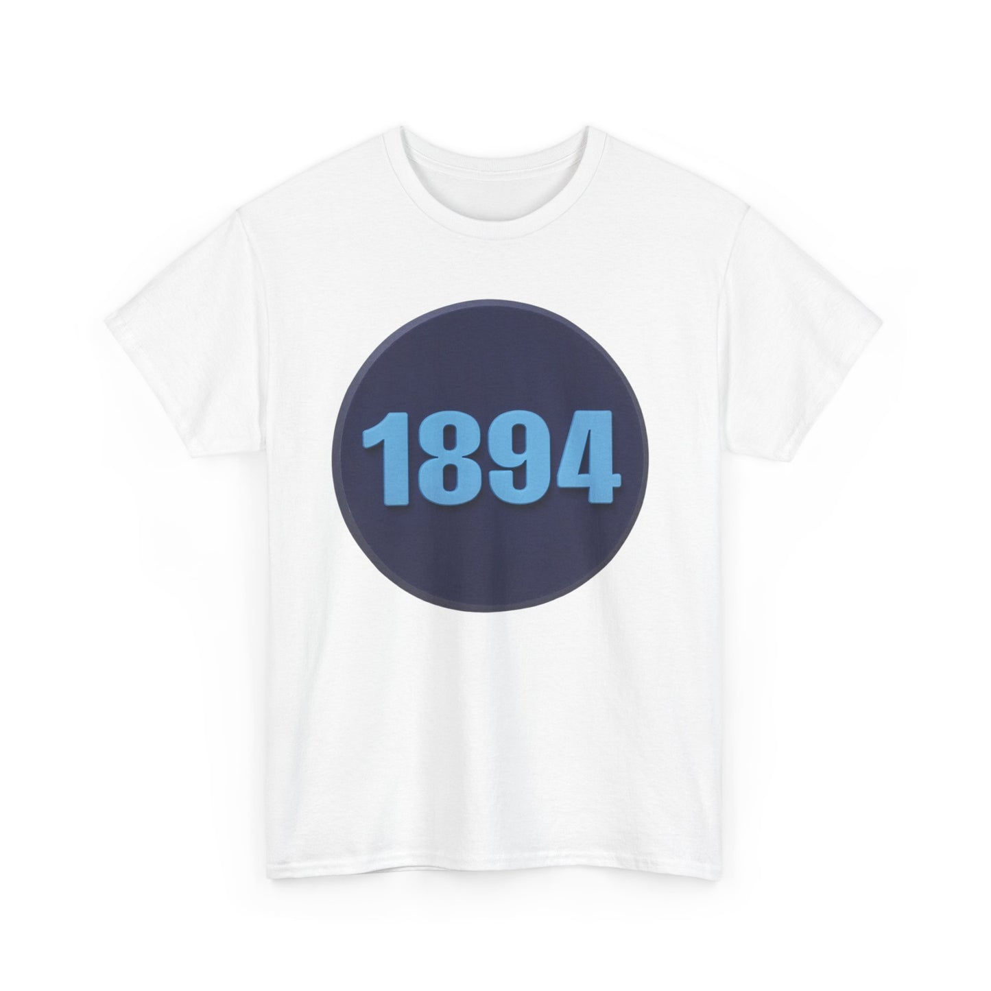 1894 Manchester City Circle Graphic Tee — Vintage Year Anniversary T-Shirt