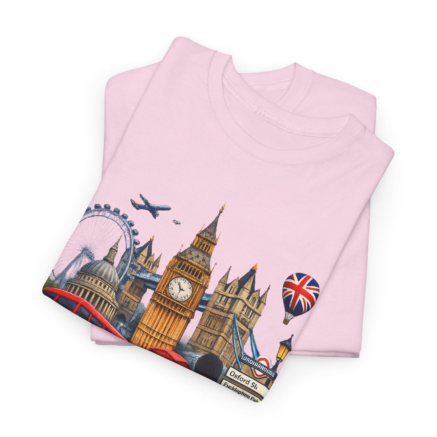 London Landmarks T‑Shirt — British Icons Collage Tee