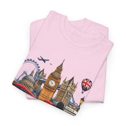 London Landmarks T‑Shirt — British Icons Collage Tee