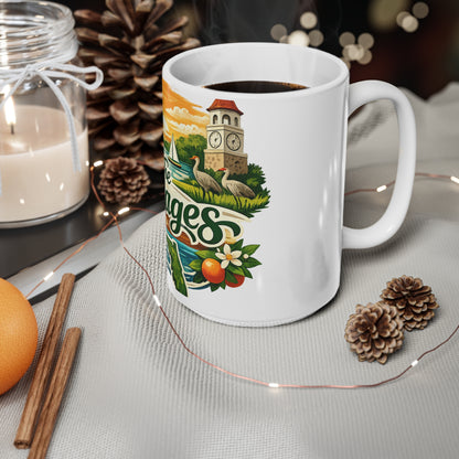 The Villages of Florida Ceramic Coffee Cups, 11oz, 15oz