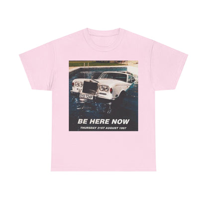 Oasis Be Here Now Vintage Graphic Tee — Retro Aesthetic T‑Shirt (Thursday 21st August 1997)