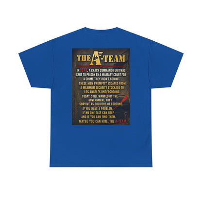 A-Team Graphic Tee — Retro TV Series Logo & Character Poster T-Shirt