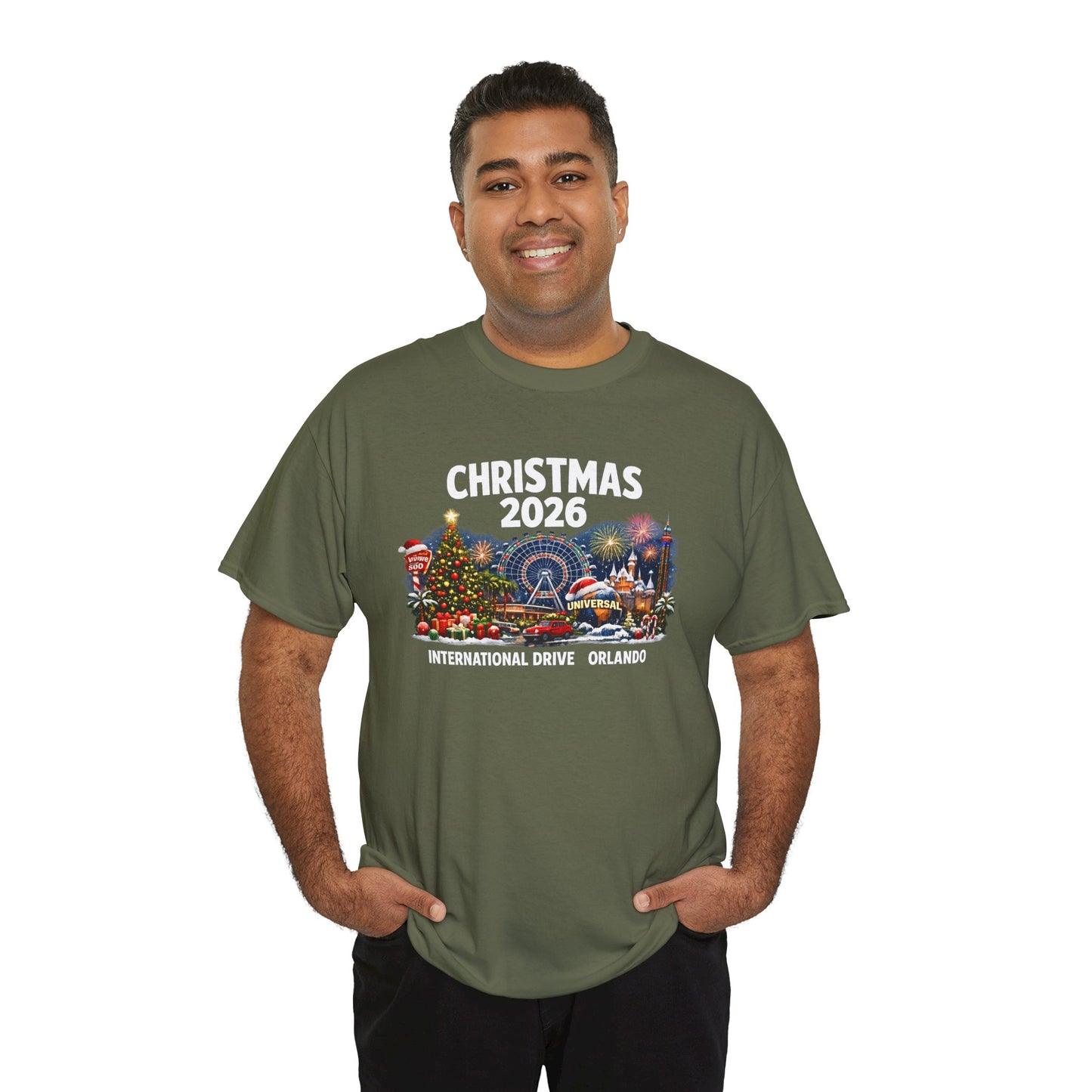 Christmas 2026 Orlando T-Shirt — International Drive Holiday Souvenir