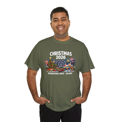 Christmas 2026 Orlando T-Shirt — International Drive Holiday Souvenir