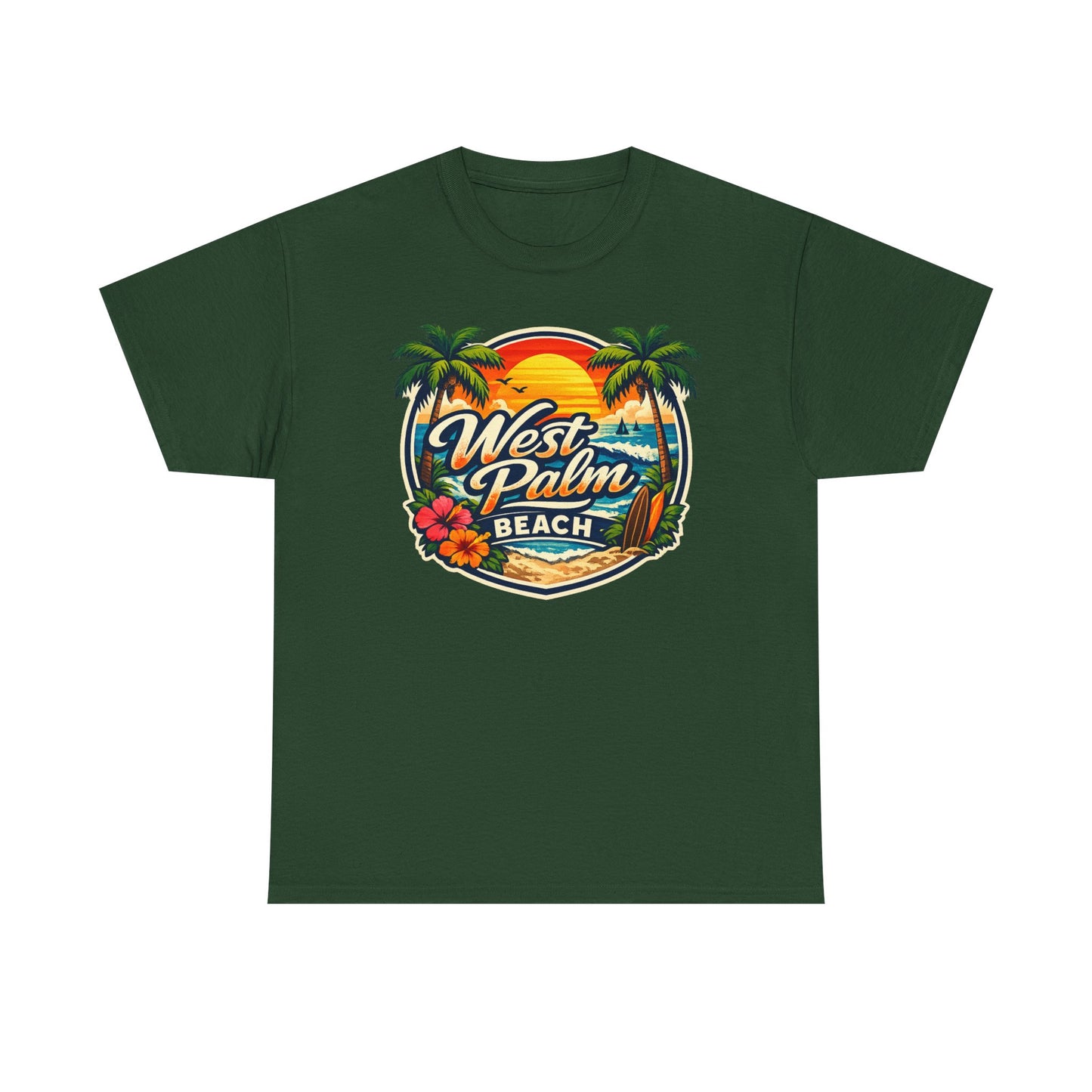 West Palm Beach Retro Sunset T-Shirt