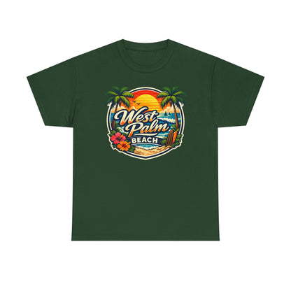 West Palm Beach Retro Sunset T-Shirt