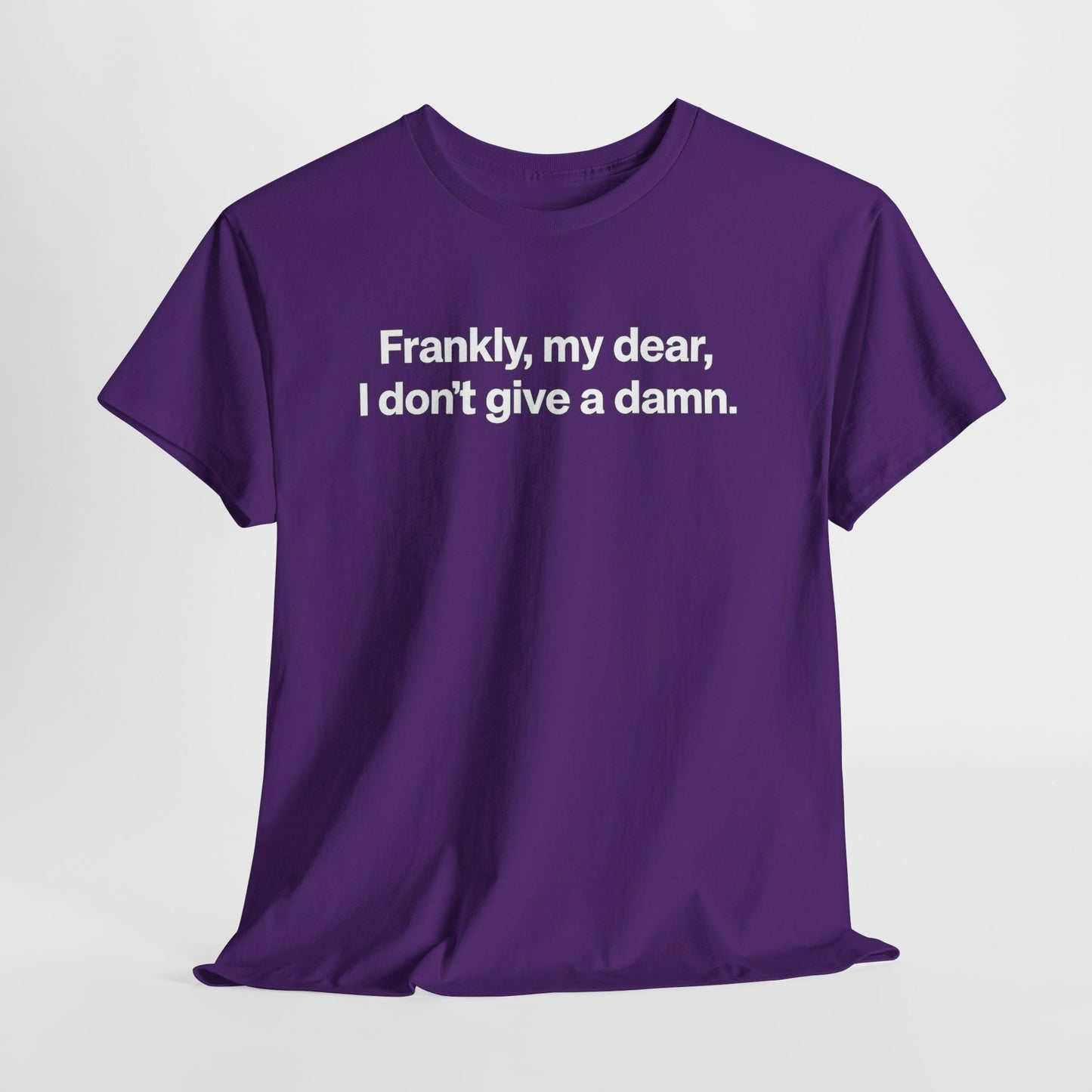 Frankly, My Dear Tee — Classic Quote Graphic T‑Shirt