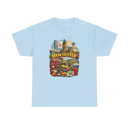 Manchester Skyline Collage T-Shirt