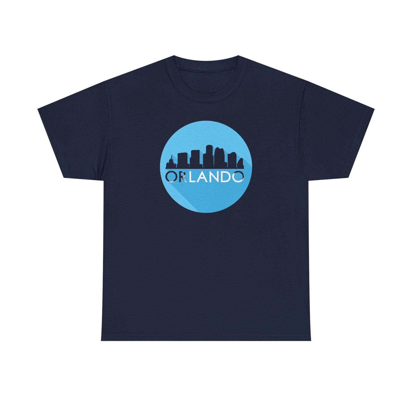 Orlando Skyline Tee — Blue Circle City Skyline T-Shirt