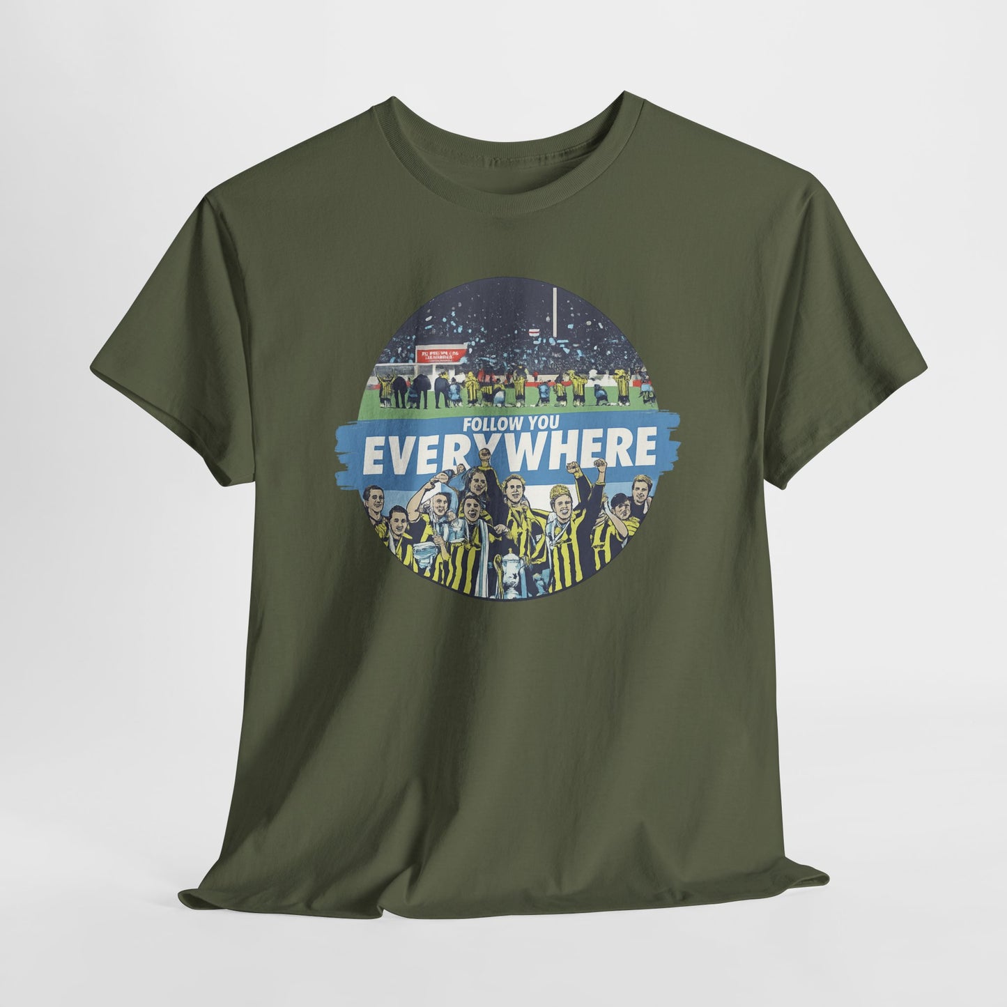 Manchester City T-Shirt — Follow Me Everywhere Soccer Fan Design