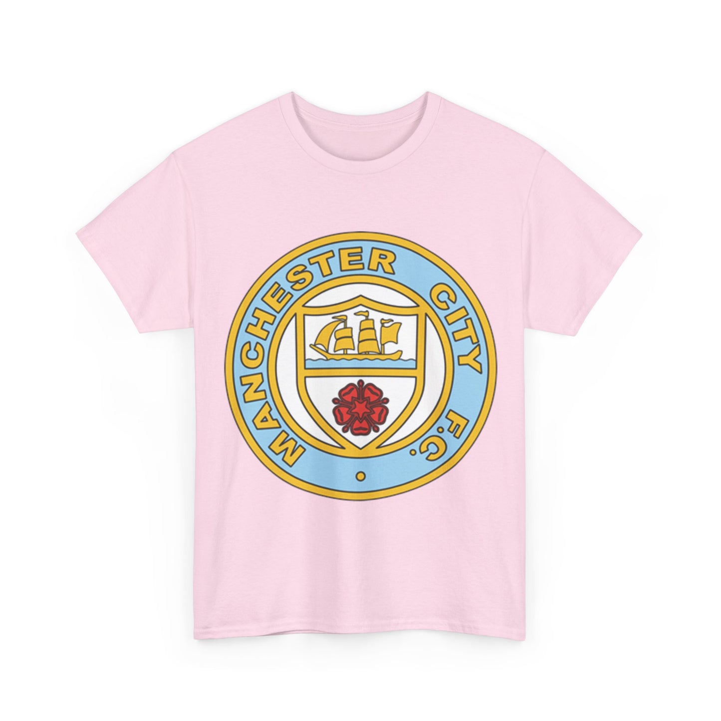 Manchester City FC Retro Crest T-Shirt – Retro Football Fan Tee