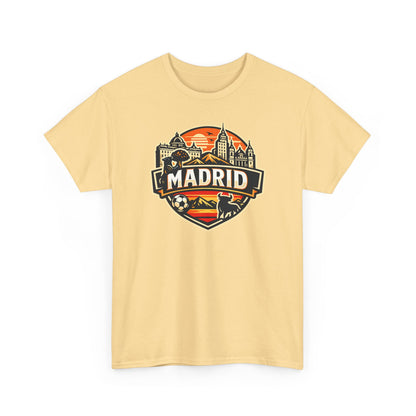 Madrid Skyline Soccer Crest T-Shirt