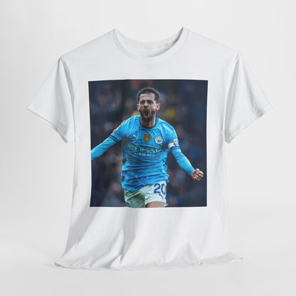 Bernardo Silva Tribute Tee – Inspirational Letter & Celebrating Goal Moment