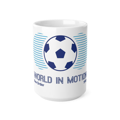 England “World in Motion” Ceramic Coffee Mug – 11oz & 15oz