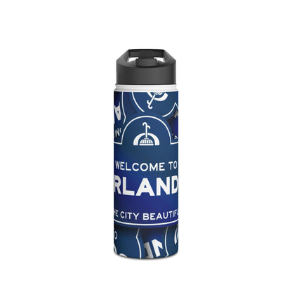 Orlando Water Bottle — "Welcome to Orlando" Stainless Steel Travel Bottle