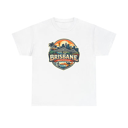 Brisbane Australia Vintage Sunset T-Shirt