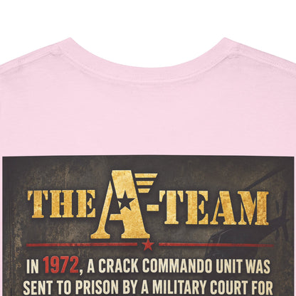 A-Team Graphic Tee — Retro TV Series Logo & Character Poster T-Shirt