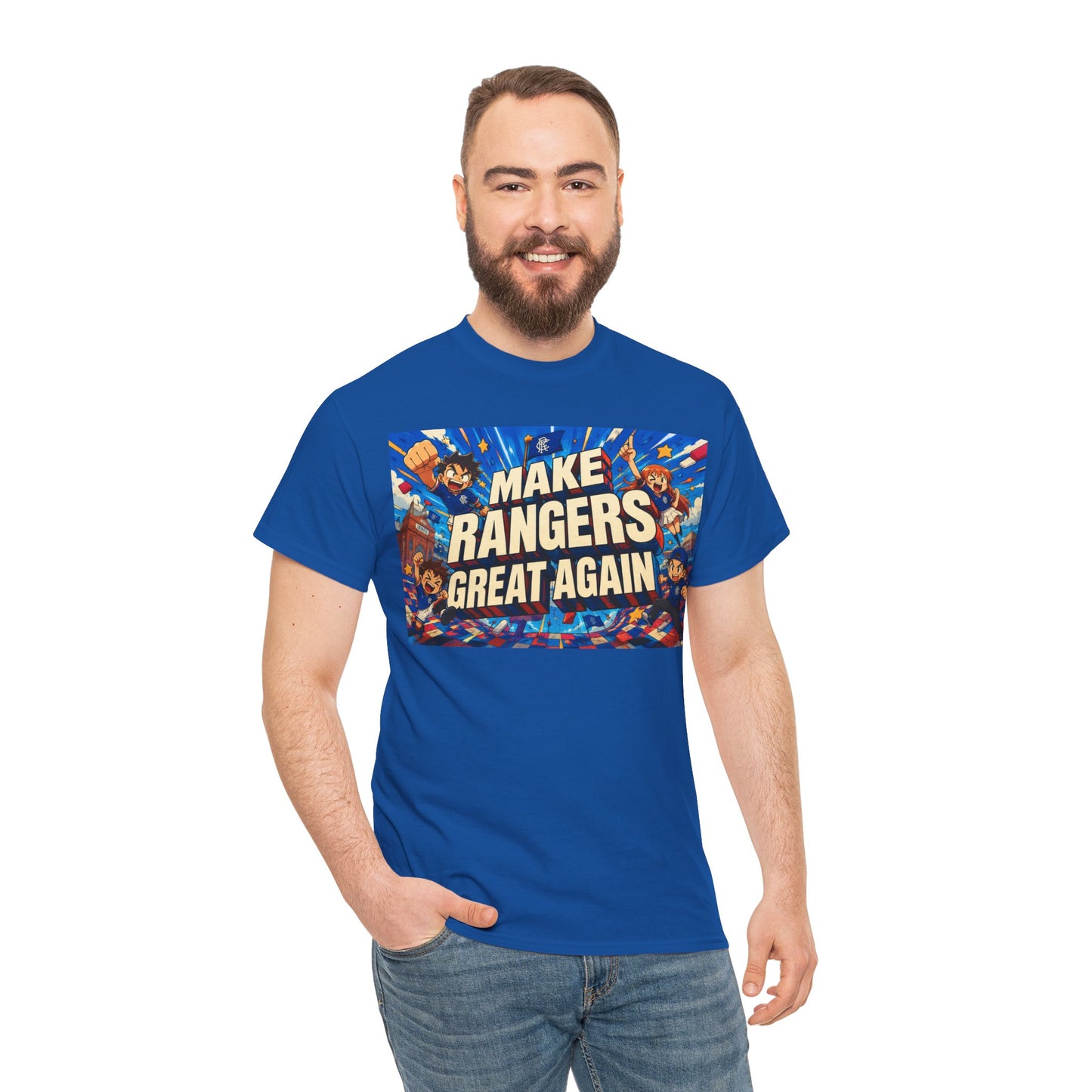 T-Shirt — "Make Rangers Great Again" Retro Superhero Fan Tee