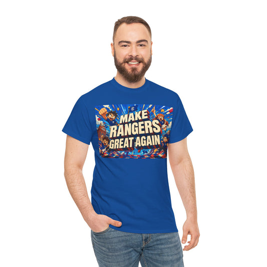 T-Shirt — "Make Rangers Great Again" Retro Superhero Fan Tee