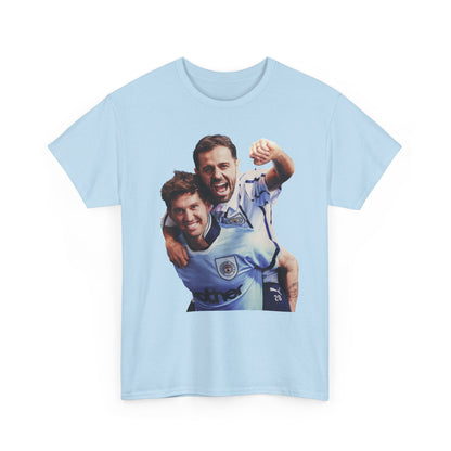 Soccer Celebration T-Shirt — Vintage Team Goal Photo Tee