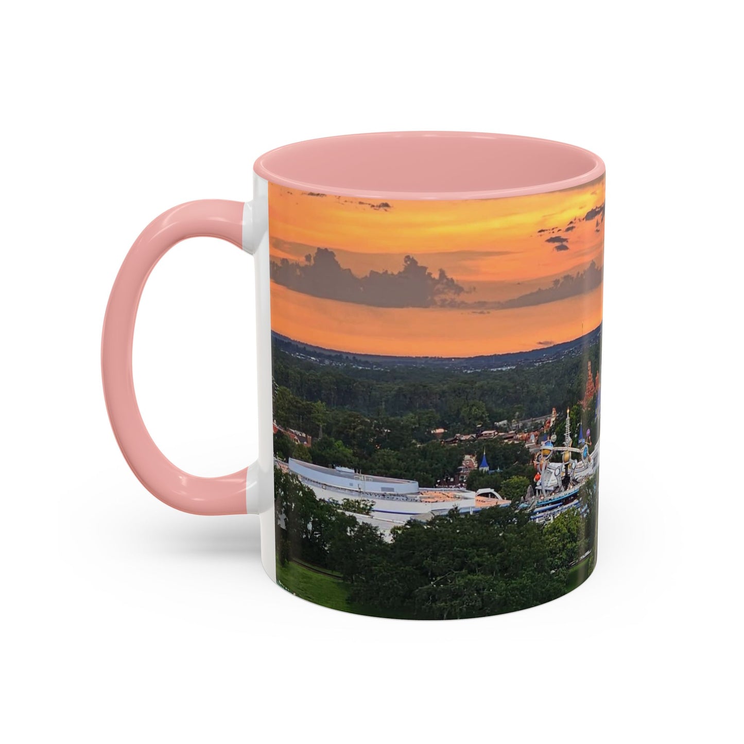 Disney Magic Kingdom Castle Sunset Coffee Mug (Accent, 11/15oz)