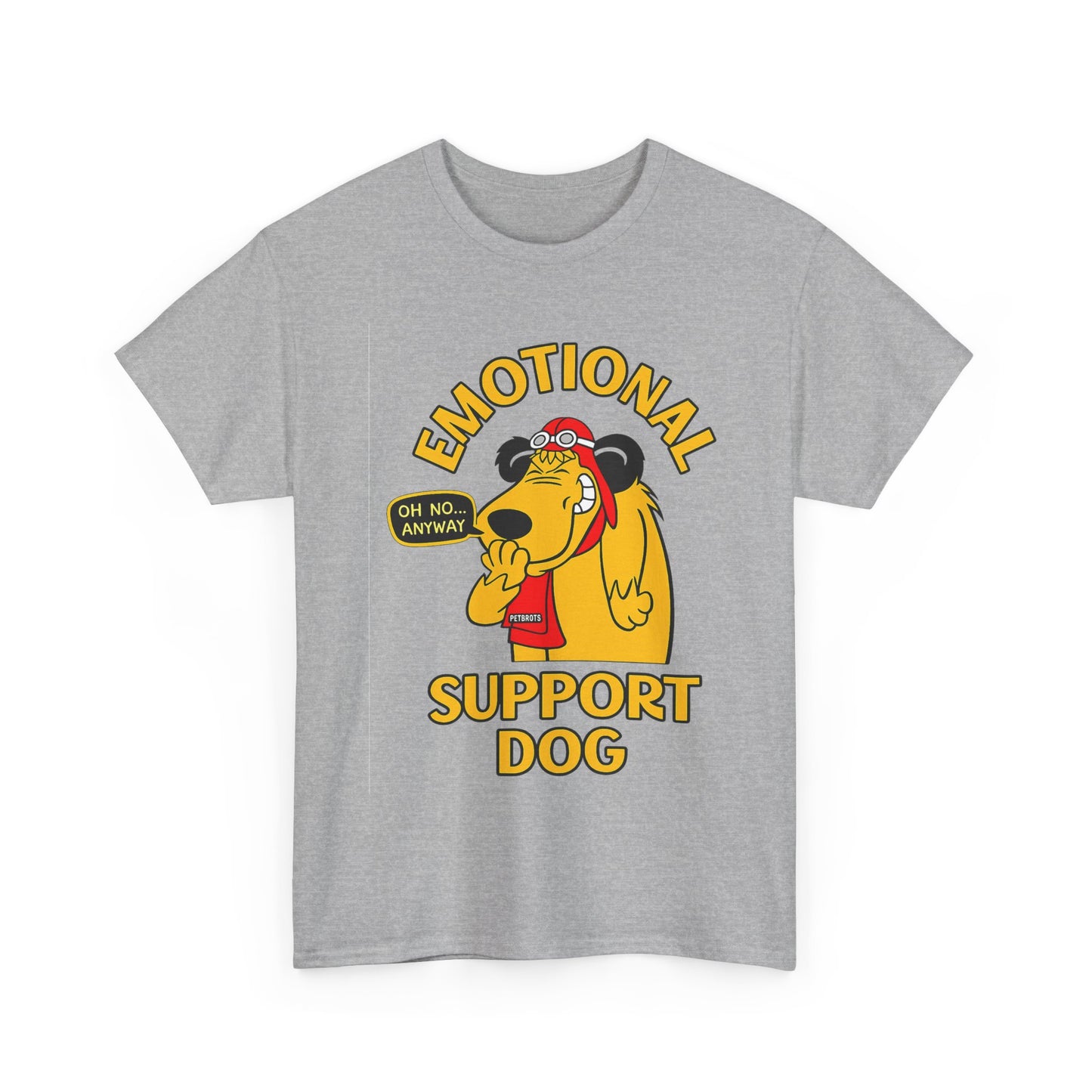 Emotional Support Dog T-Shirt — Cute Cartoon Comfort Pup Tee
