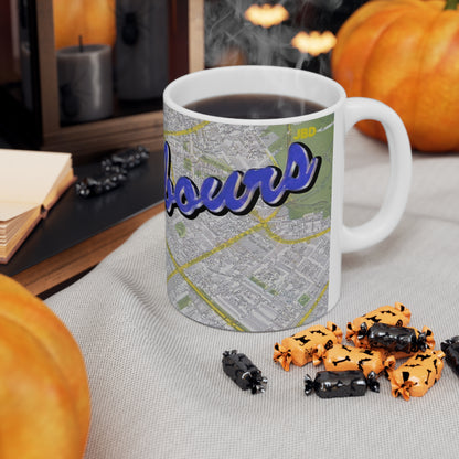 Neighbours Classic TV Soap  Map Ceramic Mug – Personalized City Map Coffee Cup (11oz/15oz)