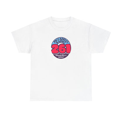 Piccadilly Radio '261' Logo T‑Shirt — Vintage Unofficial Radio Station Graphic Tee