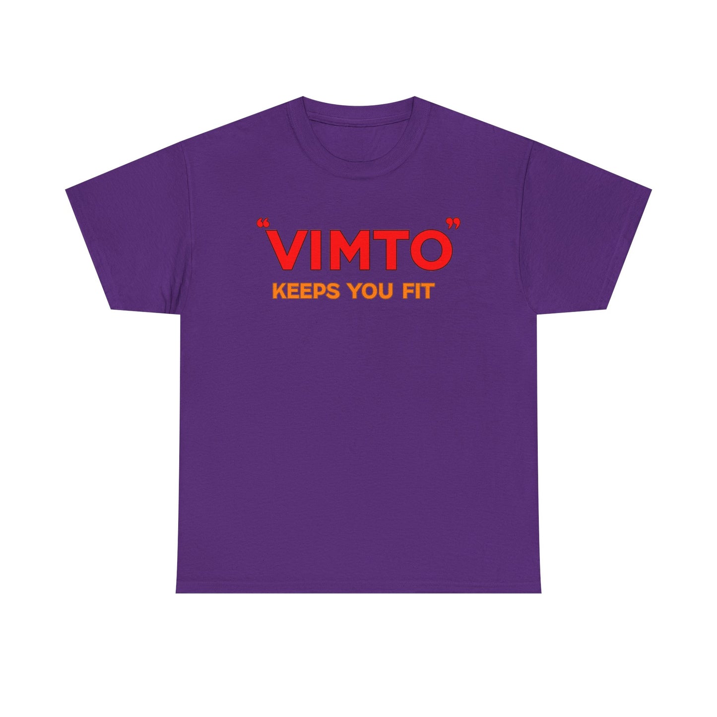 VIMTO "Keeps You Fit" Graphic Tee — Retro Beverage Logo T-Shirt