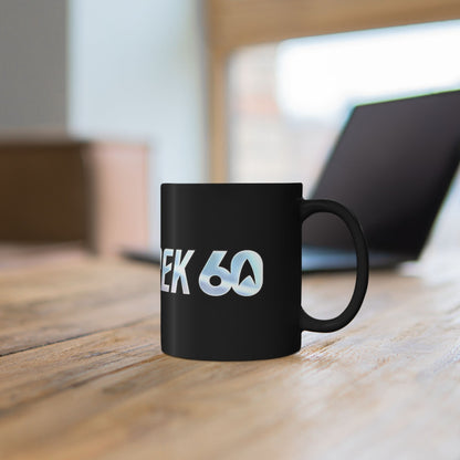 Star Trek 60th Anniversary Black Coffee Mug — Sci‑Fi Fan Gift (11oz/15oz)