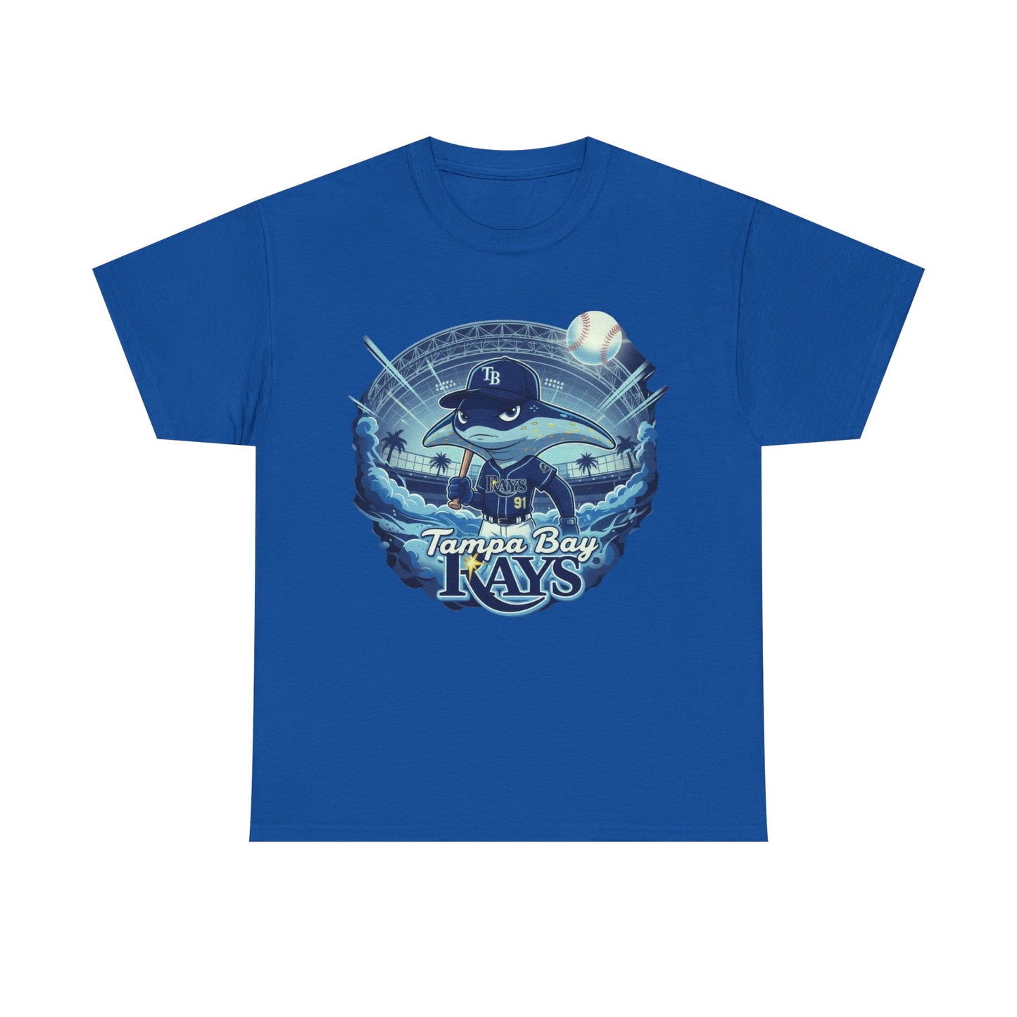 Tampa Bay Rays Mascot Graphic Tee – Retro Baseball Logo Shirt