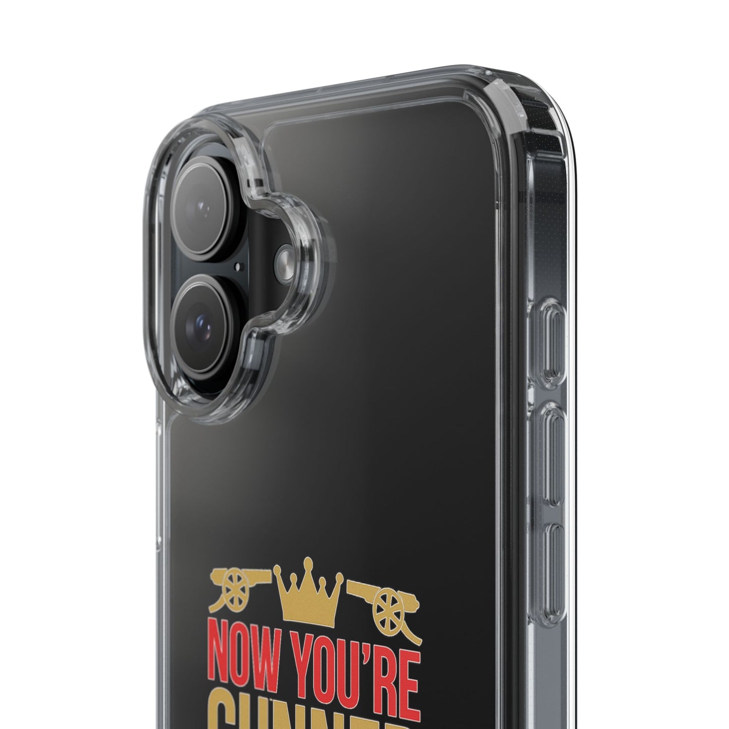 Phone Case — "Now You're Gunner Believe Us" Arsenal Champions Clear Case