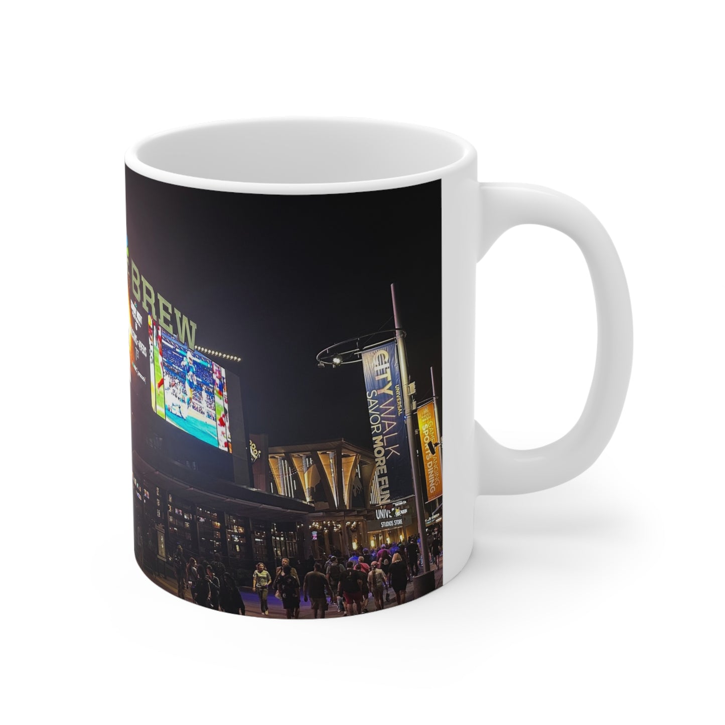 Grill & Brew Orlando Ceramic Coffee Cups, 11oz, 15oz