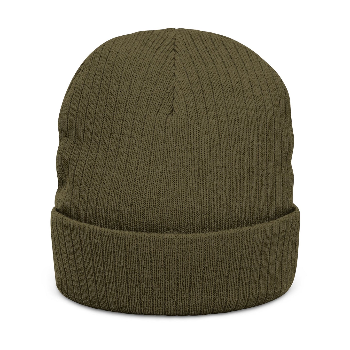 United Embroidered Ribbed Beanie — Cozy Knit Winter Hat