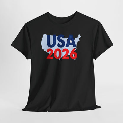USA 2026 T-Shirt — Patriotic Supporter Tee