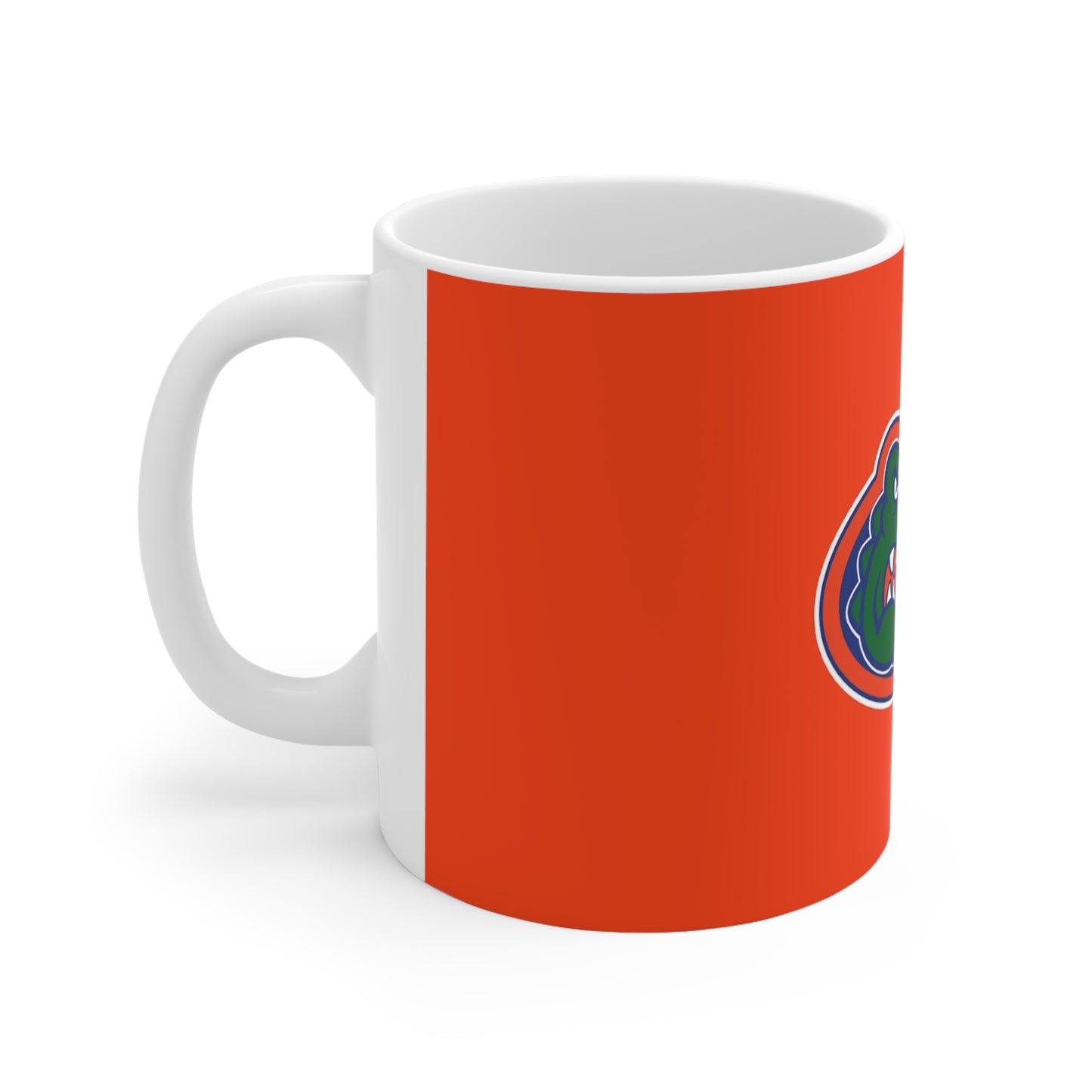 Florida Gators Ceramic Coffee Mug — Orange Alligator Logo, 11oz & 15oz