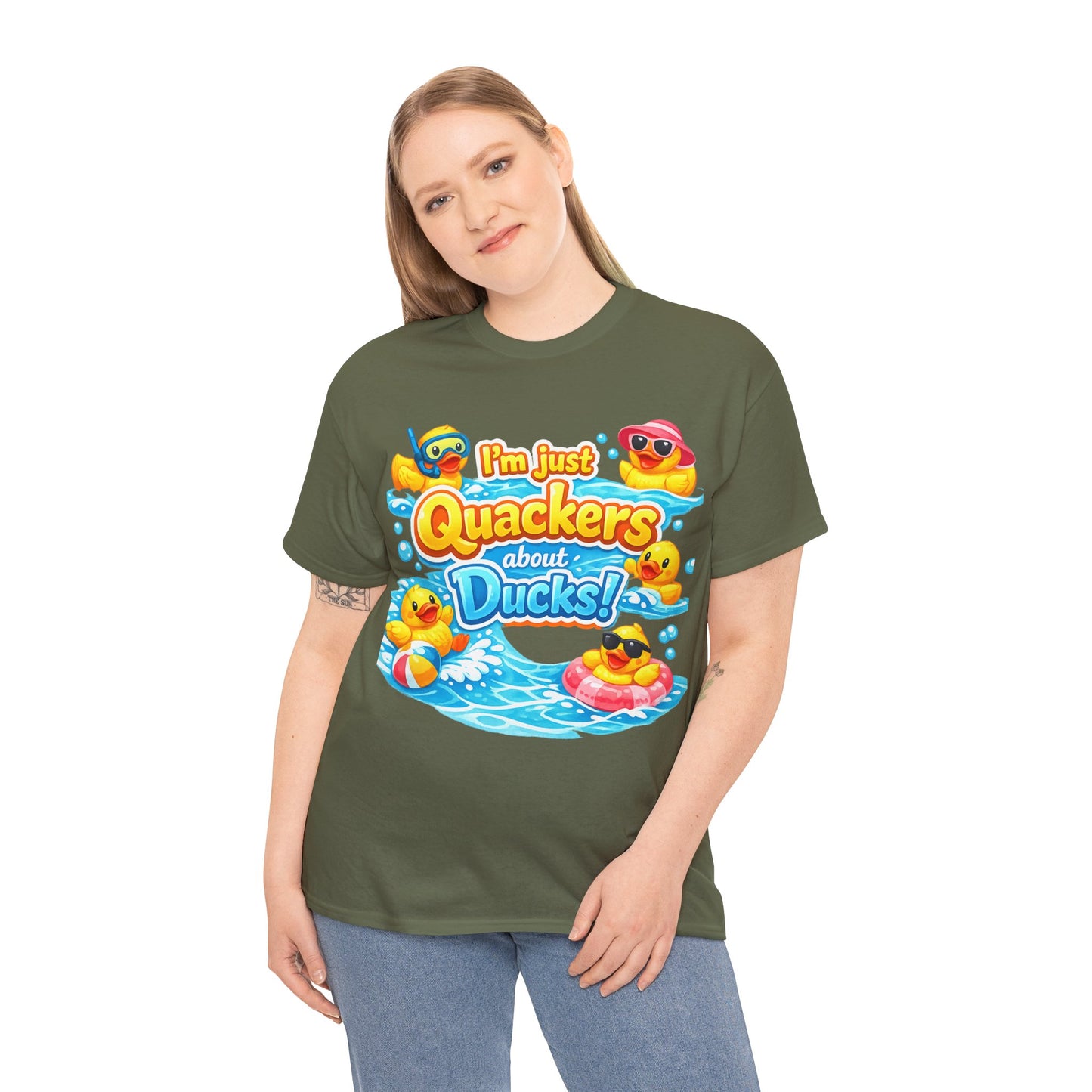 I'm Just Quackers About Ducks! Cute Rubber Duck Pool Tee