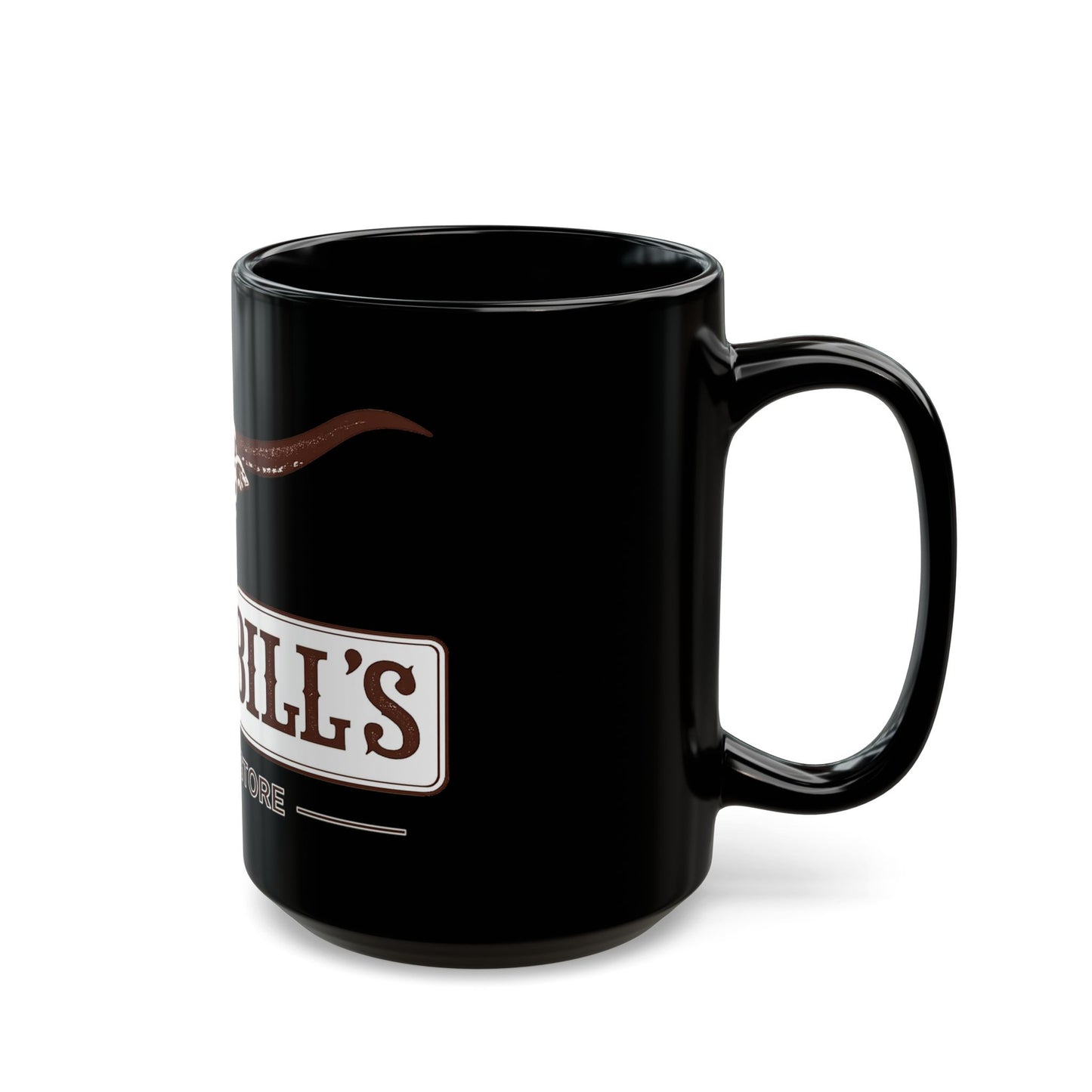 Wild Bill's Western Store Black Coffee Mug (11oz & 15oz)