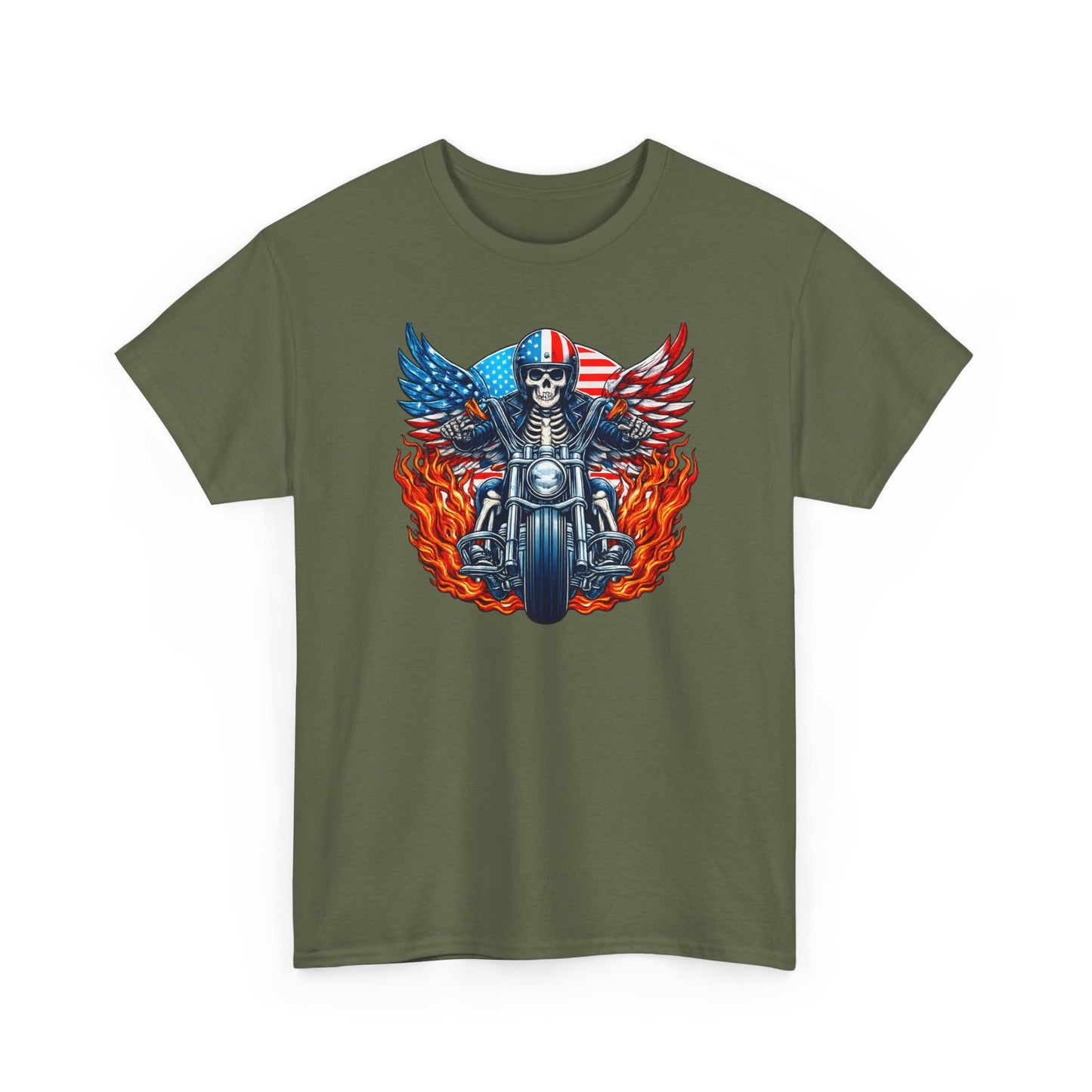 Biker Skull Motorcycle Tee — Sons of Tradition Archangels Chapter Graphic Shirt