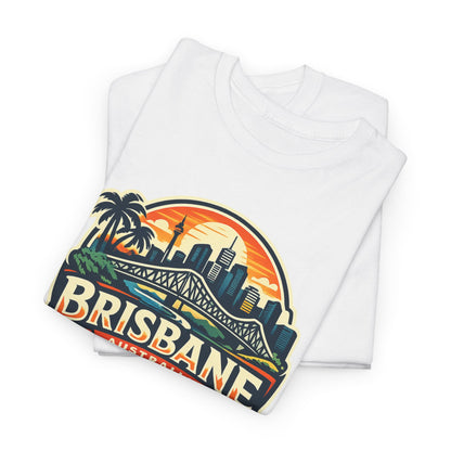 Brisbane Australia Vintage Sunset T-Shirt