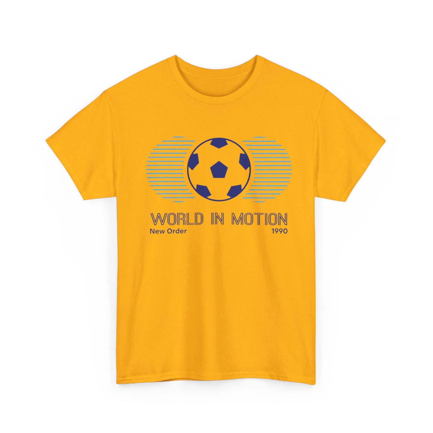 Soccer 'World in Motion' T‑Shirt — Retro Football Graphic Tee