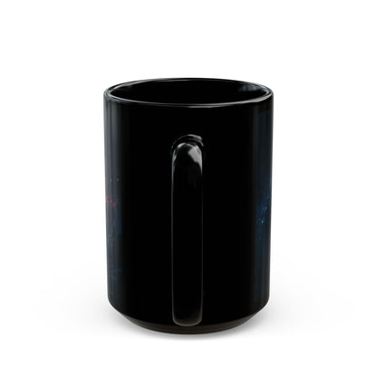 Empire Star Destroyer Space Vortex Black Mug — Cosmic Black Hole Coffee Cup (11oz/15oz)