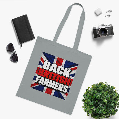 Back British Farmers Tote Bag — Union Jack Cotton Shopper