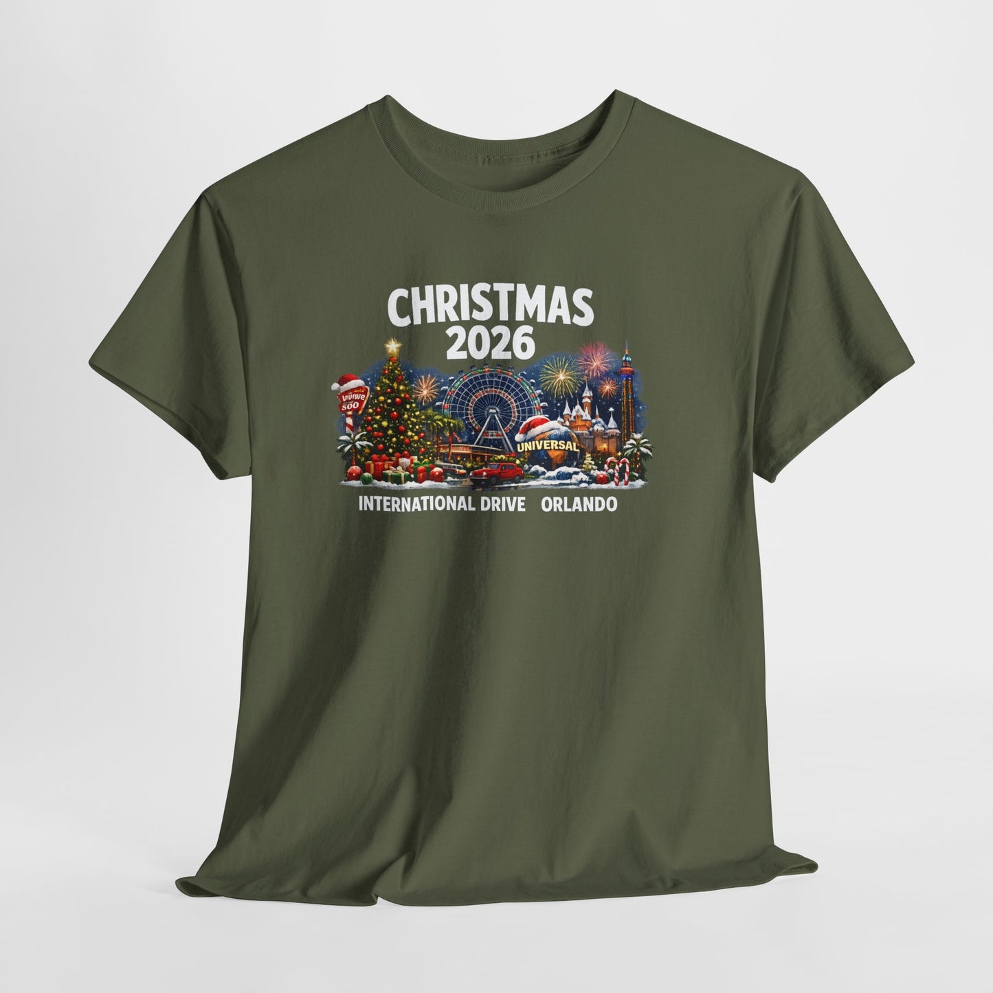 Christmas 2026 Orlando T-Shirt — International Drive Holiday Souvenir