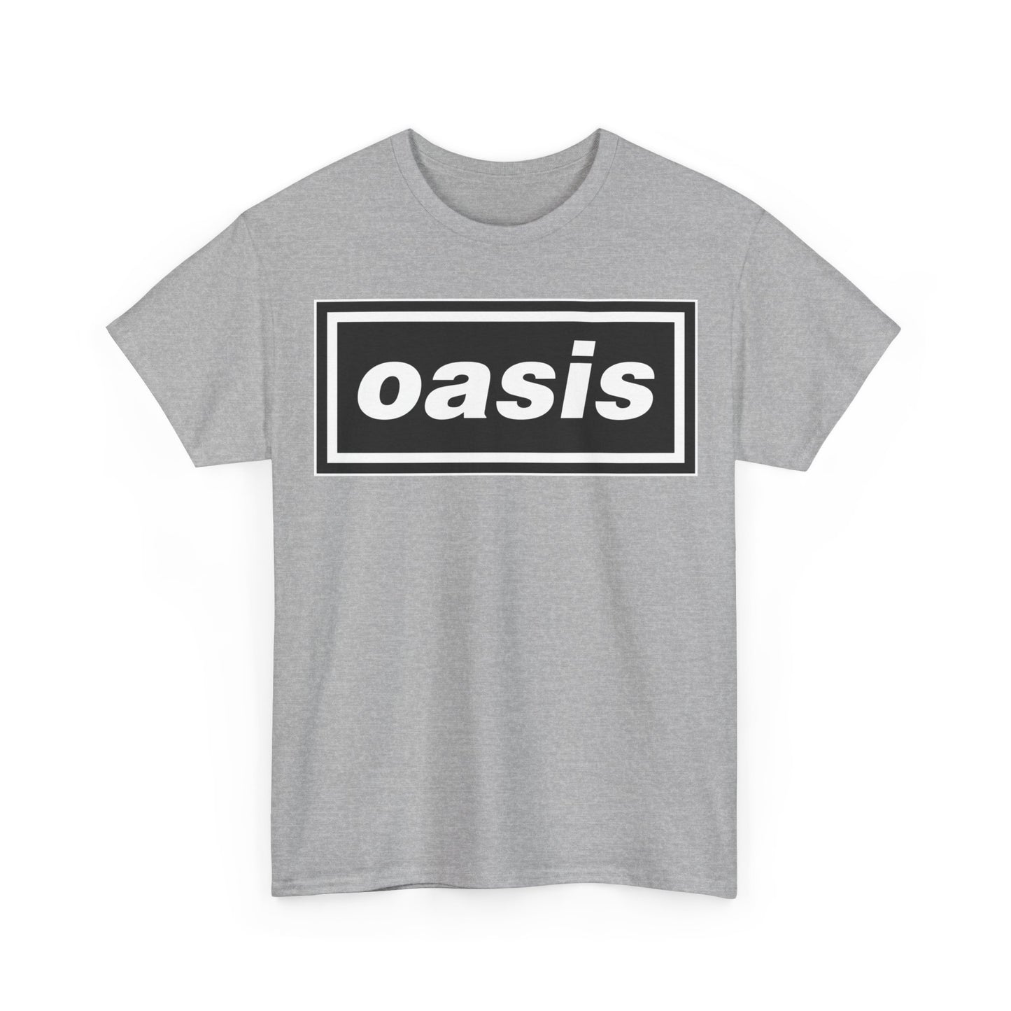 Oasis Live Graphic Tee — Retro Band Logo Concert T‑Shirt