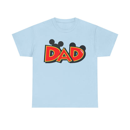 Disney Dad Mickey Ears T-Shirt – Retro Cartoon Dad Tee, Perfect Father’s Day Gift