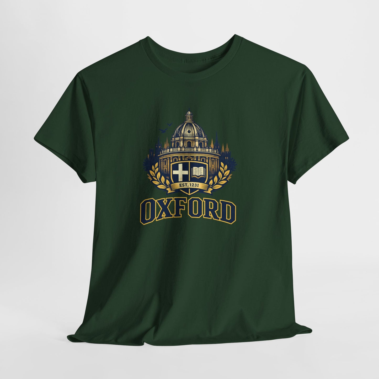 Oxford Crest T-Shirt — Vintage University Graphic Tee